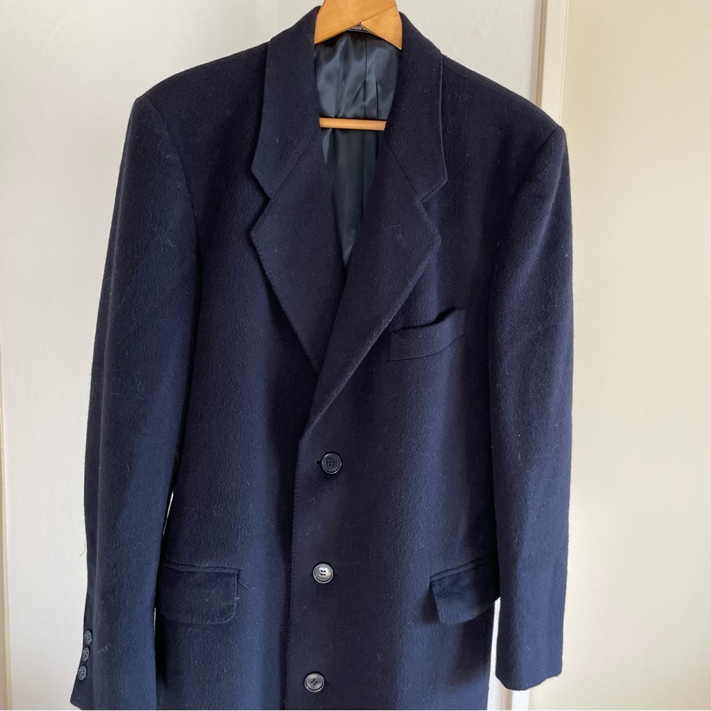 Giorgio Armani Black Trench Coat